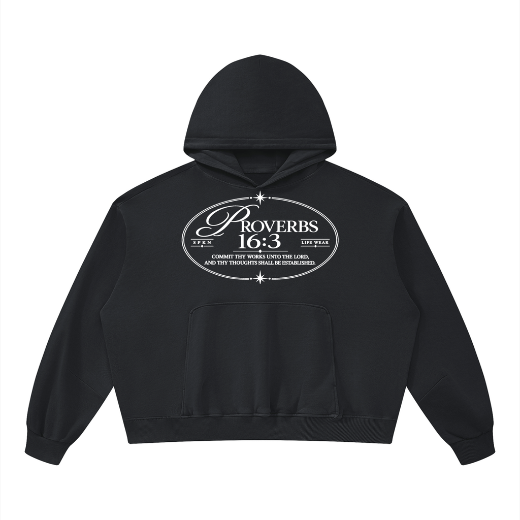 BLACK PROVERBS 16:3 PURPOSE  SET | SPKN LIFEWEAR