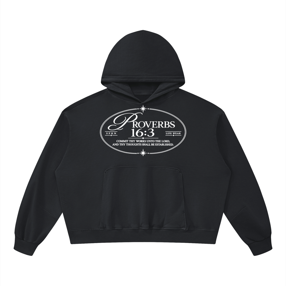 BLACK PROVERBS 16:3 PURPOSE  SET | SPKN LIFEWEAR