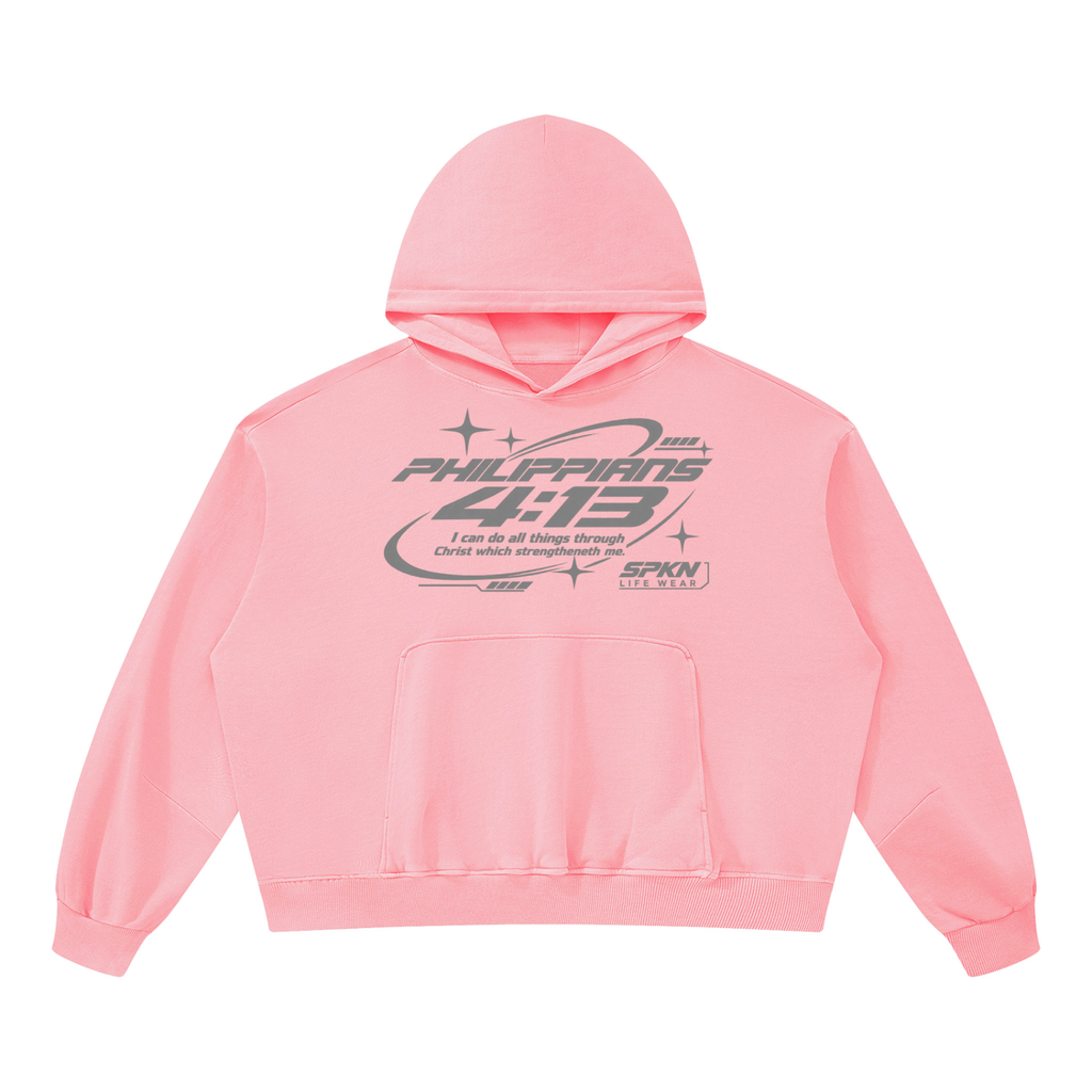 Pink Philippians Vintage Washed Hoodie