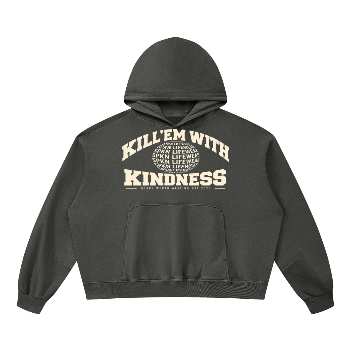 KINDNESS 001 Dark Grey | SPKN LIFEWEAR